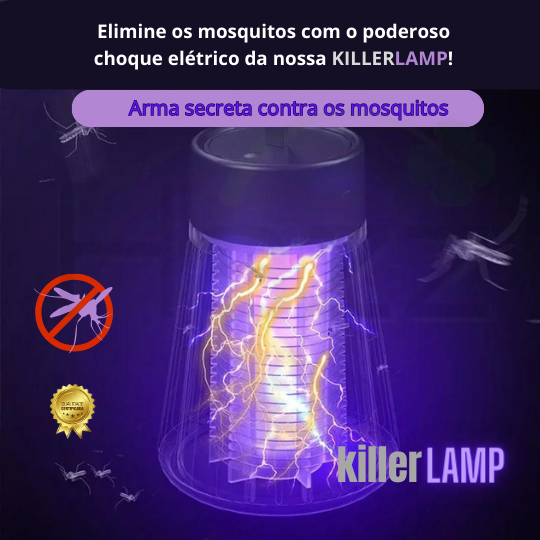 Lâmpada Matadora de Insetos KILLER LAMP