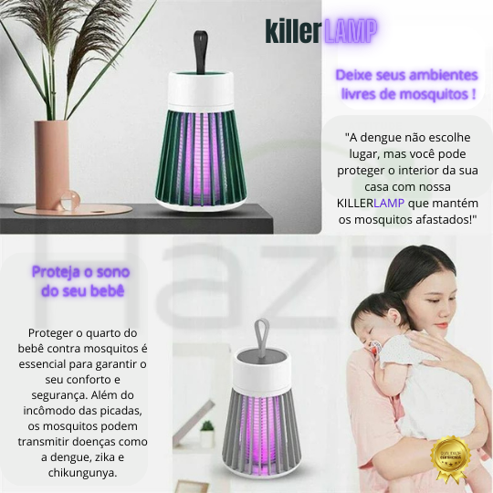 Lâmpada Matadora de Insetos KILLER LAMP