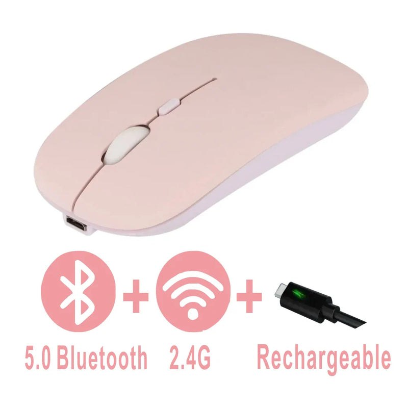 Mouse Sem Fio Portátil Para Laptop, Tablet e Celular