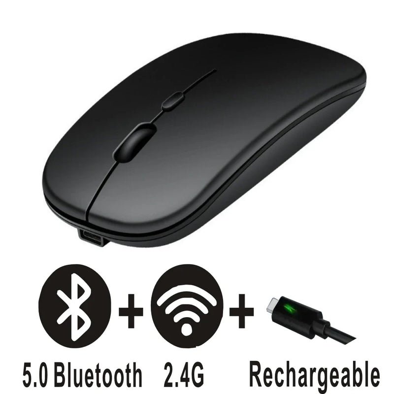 Mouse Sem Fio Portátil Para Laptop, Tablet e Celular