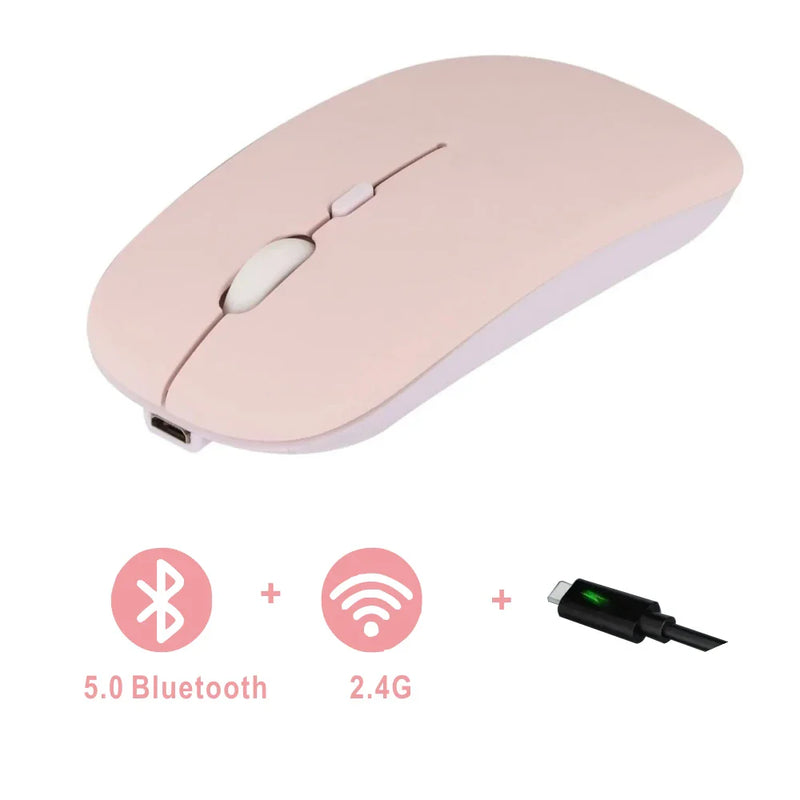 Mouse Sem Fio Portátil Para Laptop, Tablet e Celular